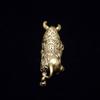 Brass Lucky Bullfighting Statue Home Decoration Ornaments Copper Animal Miniature Figurine Bring Wealth Office Desk Decor Crafts