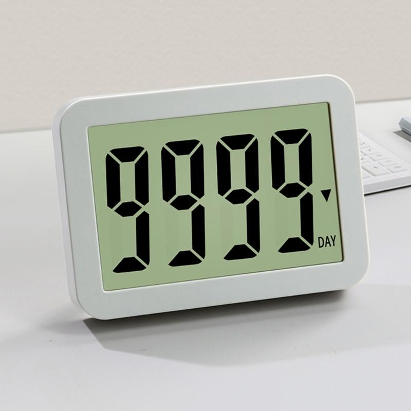 Цифровой таймер обратного отсчета дней - 9999 дней таймер обратного отсчета дней с подставкой с прочной магнитной задней панелью для выхода на пенсию