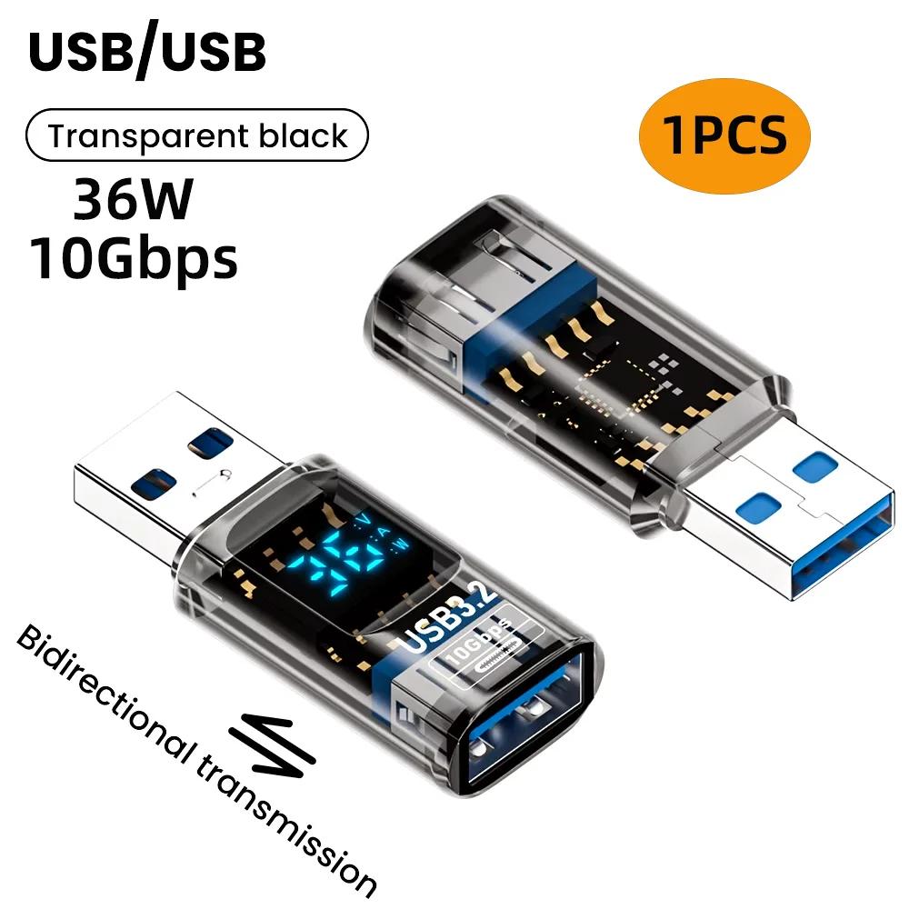 Адаптер USB3.2 с цифровым дисплеем 4K@60Гц USB-C OTG для iPhone16 15 Pro Max Samsung iPad PC Ноутбук Быстрая зарядка Синхронизация данных