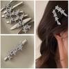Rhinestone Star Y2k Hairpins Vintage Elegant Rhinestone Silver Hair Side Clips for Women Girls Sweet Barrettes Hair Accessories