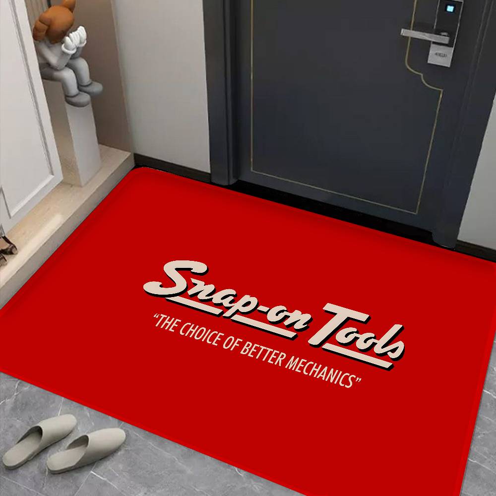Snap-On Logo Floor Carpet Kids Room Bedroom Decoration Balcony Anti-Slip Doormat Living Room Hotel Decor Mat
