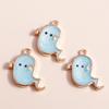 10pcs Mix Cute Enamel Halloween Charms Pumpkin Ghost Bat Charms Pendants for Jewelry Making DIY Earrings Necklace Accessories