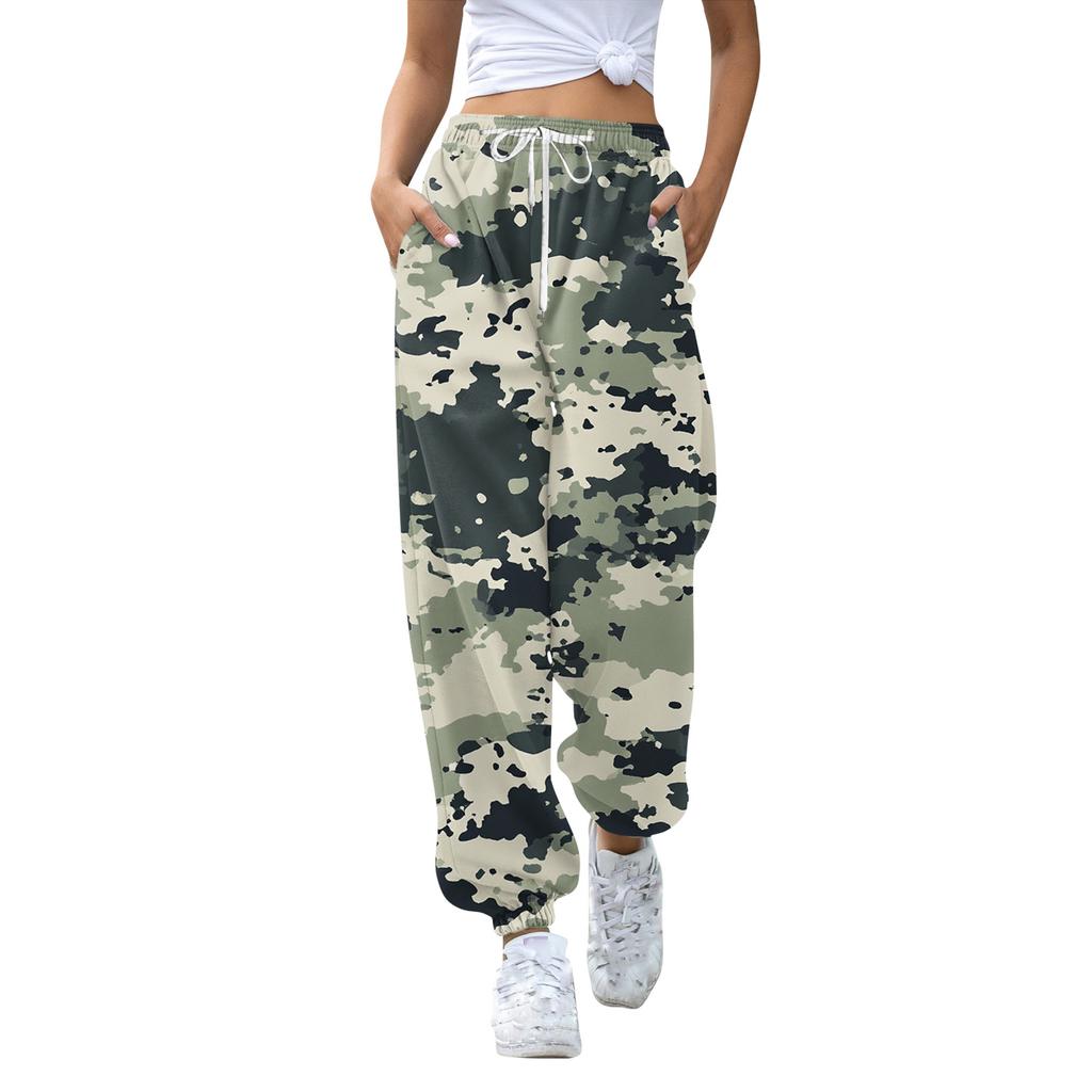 Kids Sport Printed Gradient Drawstring Pocket Casual Sweatpants Pants