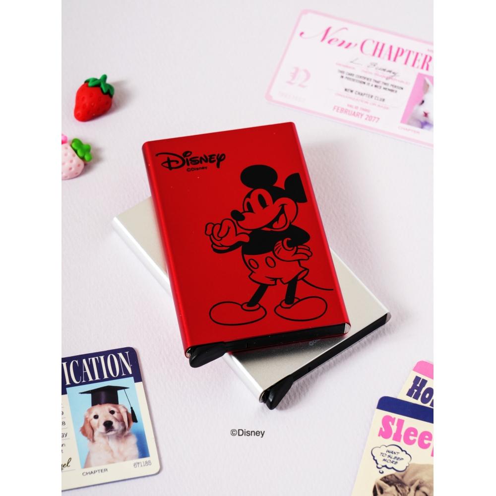 Daiso Disney Mickey Mouse Aluminum Pop Up Business Card Case