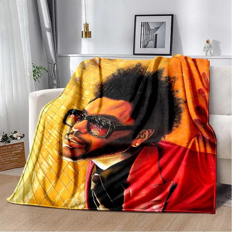 New Singer Star TThe Weeknd Soft Plush BlanketFlannel Blanket Throw Blanket for Living Room Bedroom Bed Sofa Picnic Cover Kids