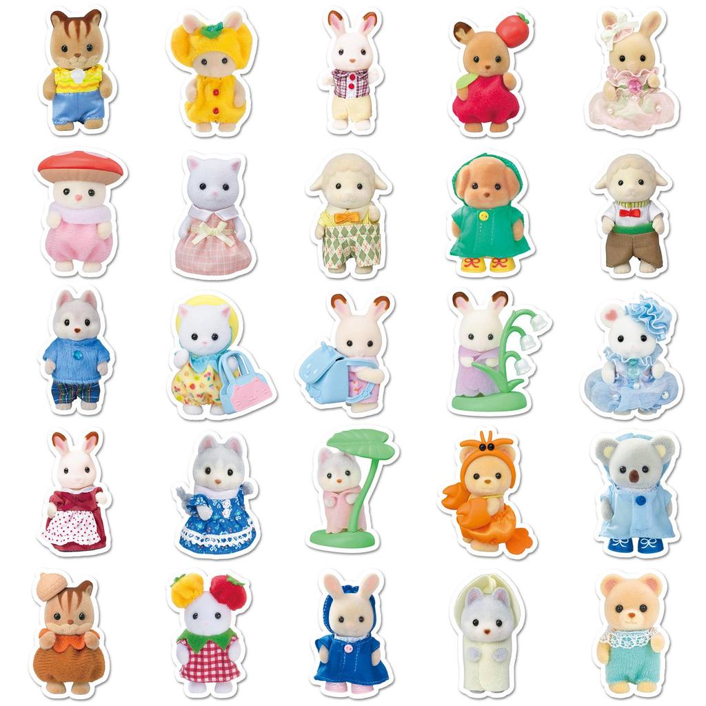 Наклейки Sanrio в стиле граффити: 101 Милый Мультяшный Стикер для Украшения Бутылок для Воды, Чехлов для Телефонов, Дневников и Многого Другого