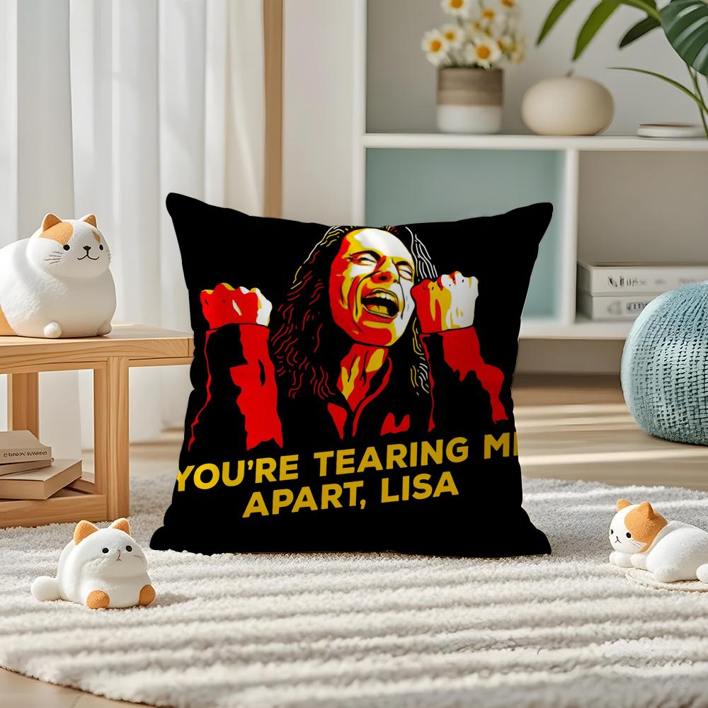 The Room TTommy Wiseau Pillow Case Silky elegant Comfort Sofa Bed Invisible zipper