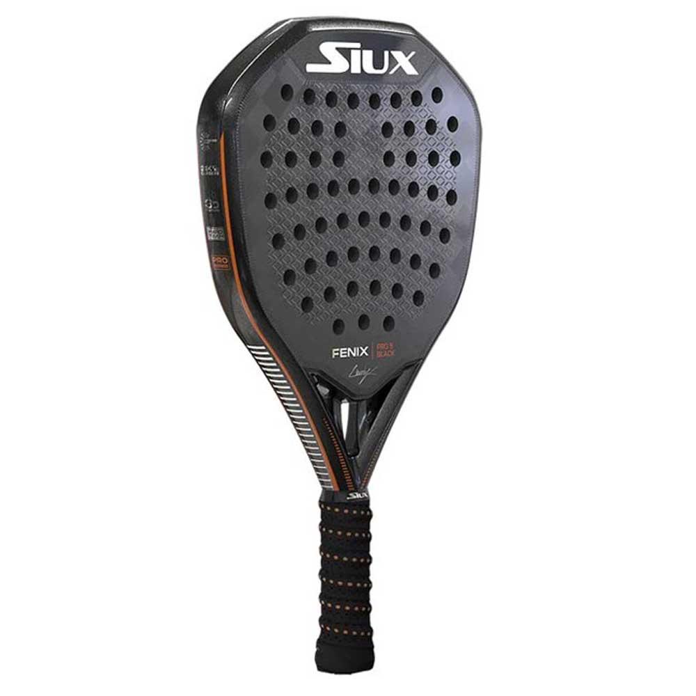 Siux Fenix Pro 5 Tennis Racket Carbon Fiber Black