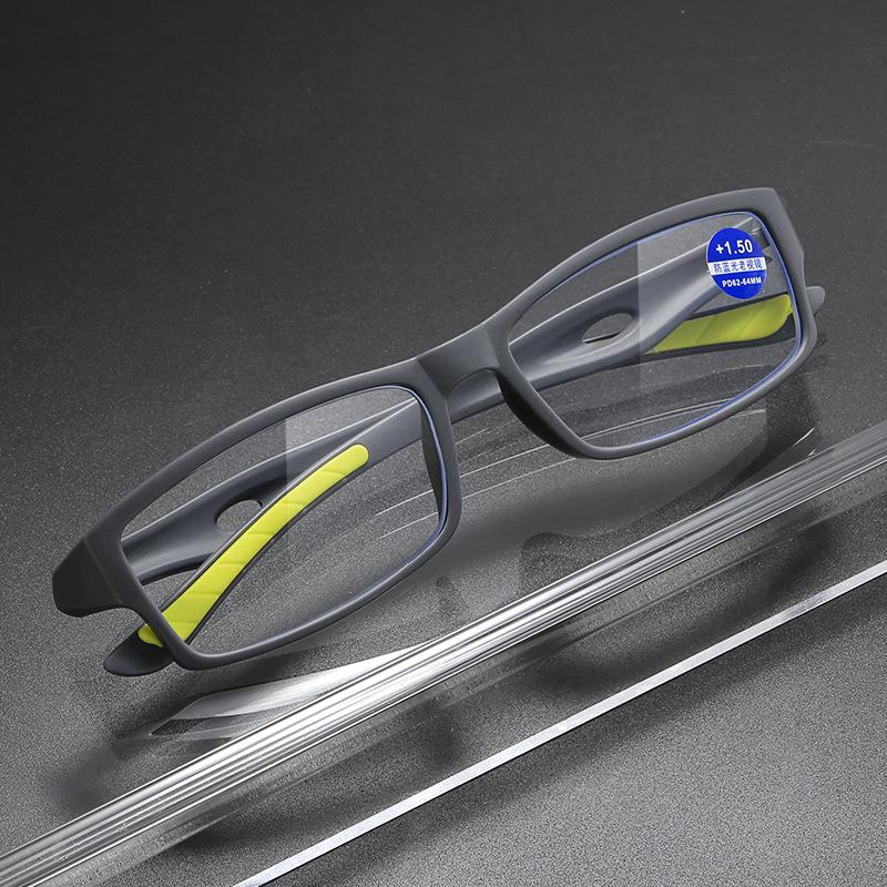 Мужские Женские Модные Спортивные Очки для Чтения Трендовые Ультралегкие Очки для Дальнозоркости Унисекс Tr Удобные Очки для Пресбиопии 0+4.0