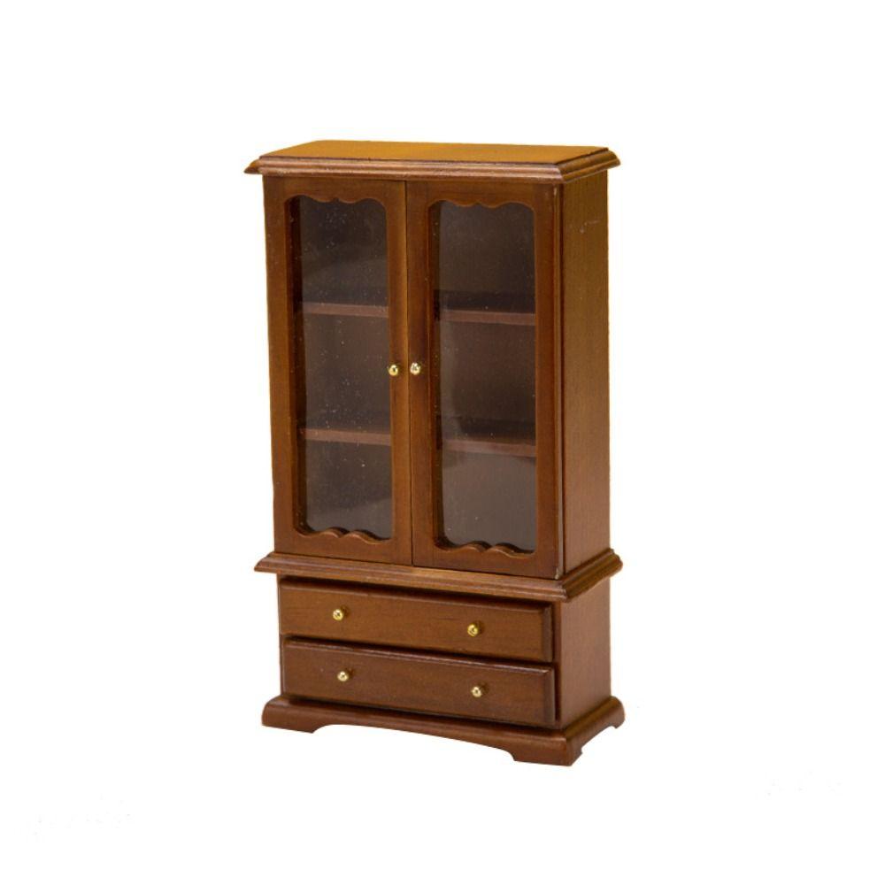Wooden Miniature Furniture Model 1:12 Doll House Accessories Tiny Pretend Play Toy Toddlers