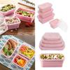 & Living Storage Kitchen Folding Lunchbox Silicone Food Container Collapsible Bowl Picnic Boxes