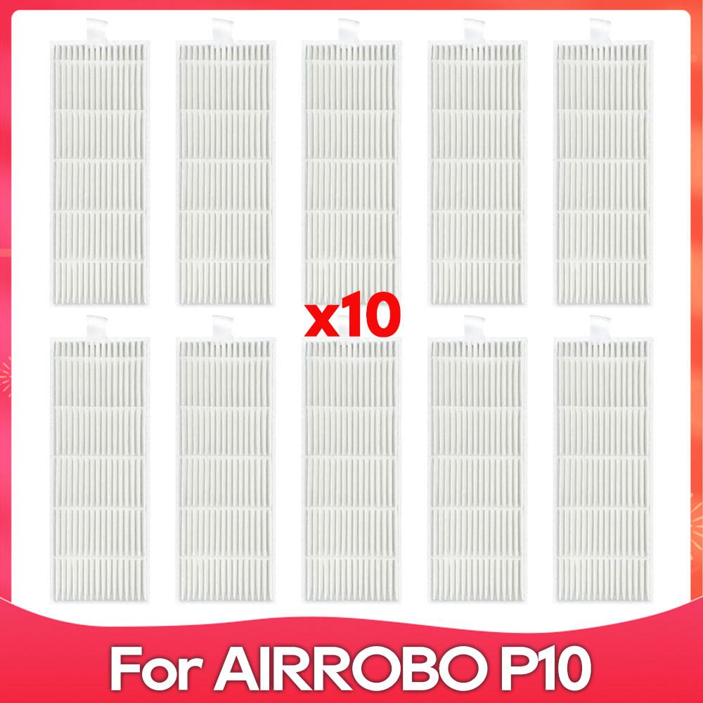 Подходит для робота-пылесоса AIRROBO P10 Комплект запасных частей Аксессуар Основная боковая щетка Hepa-фильтр Крышка щетки