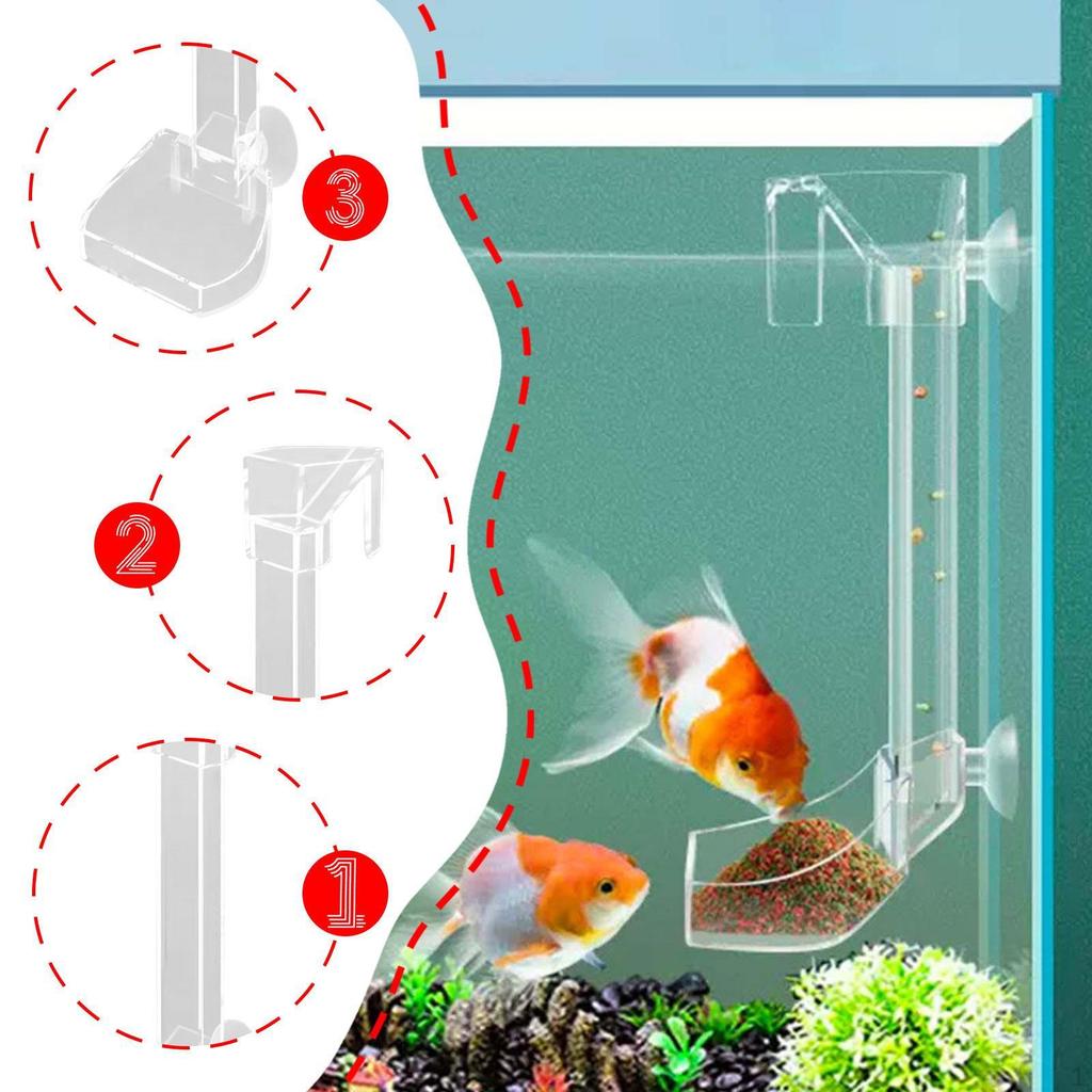 Кормушка для аквариума, предотвращающая разбрасывание корма, компактная