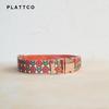 Нейлоновый ошейник и поводок для собак PLATTCO с принтом красных подсолнухов