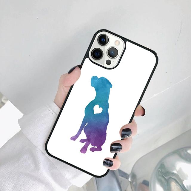 Чехол для телефона с изображением собаки Боксер Для для iPhone 17 Air 16 15 14 SE 2020 11 12 13 Pro MAX Plus
