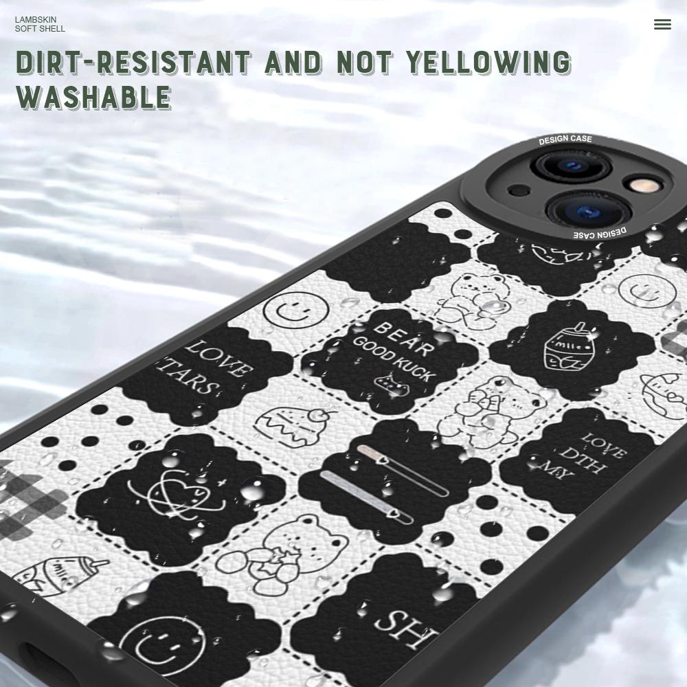 Тонкий кожаный чехол с милыми медведями из мультфильма, чехол из искусственной кожи для телефона Huawei Honor Infinix iPhone Vivo