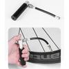 Aluminum Alloy Portable Mini Bike Pump Hand Air Inflator Lightweight Design for Fast Cycling Tire Inflation Outdoors