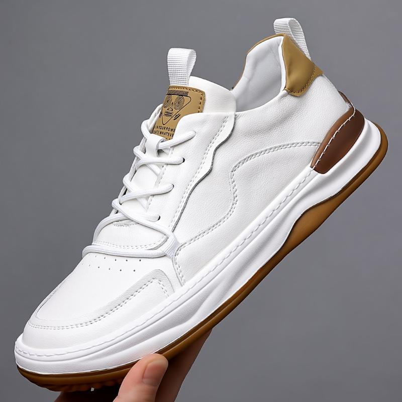Модные весенне-осенние туфли из коровьей кожи для мужчин, модные повседневные новые дизайнерские туфли на платформе, кроссовки для мужчин Hallow Zapatos Hombre