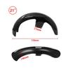 Gloss Black Wrap Front Fender Mudguard 19" 21" 23" For Harley Touring Electra Street Glide Road King Ultra Baggers