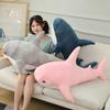Large Color Shark Pillow Plush Toy Doll Big Shark Doll Home Pillow Children's Soothing Ragdoll
