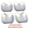 Carbon Car Modification Accessory Stickers Side Door Handle Cover Trim Paste Style Chrome Silver For Land Rover Discovery 5