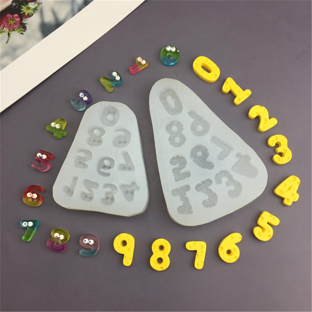 Уникальные номера силиконовые формы для выпечки инструменты для украшения тортов помадкой формы для изготовления шоколадных конфет свечей мыла