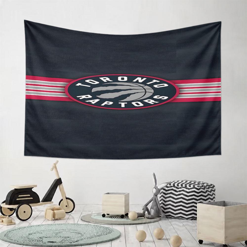 "Toronto Raptors Logo with Claw Design" Pattern Wall Hanging Tapestry Decorative Tapestry Home Decor for Bedroom and Living Room