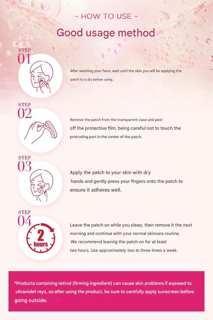 Thany. Retino Needle Patch Hyaluronic Acid 12 Treatments 24 Sheets Eye Mouth Frown Lines Care Anti-Aging Moisturizing Made In Japan