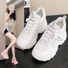 Thick-soled Dad Shoes for Women Summer Fashion Women's Shoes Lace-up Height-enhancing Sports Casual Shoes
