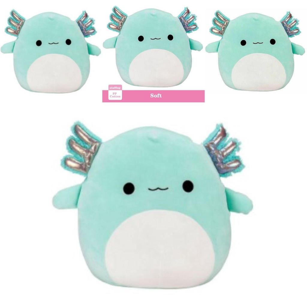 Adorable 8" And 16" Plush Axolotl Teal Green Anastasia Doll Ideal For Kids Gifts