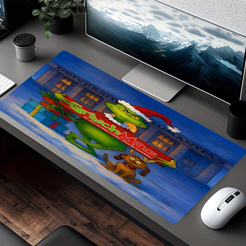 The Grinch Print Mouse Pad, for Keyboard Pad Laptop PC Mat for Office Home Use, Desk Decor, Perfect Birthday Gift for Gamers