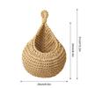 Jute Eco Teardrop Hanging Basket Hanging Wall Vegetable Fruit Baskets