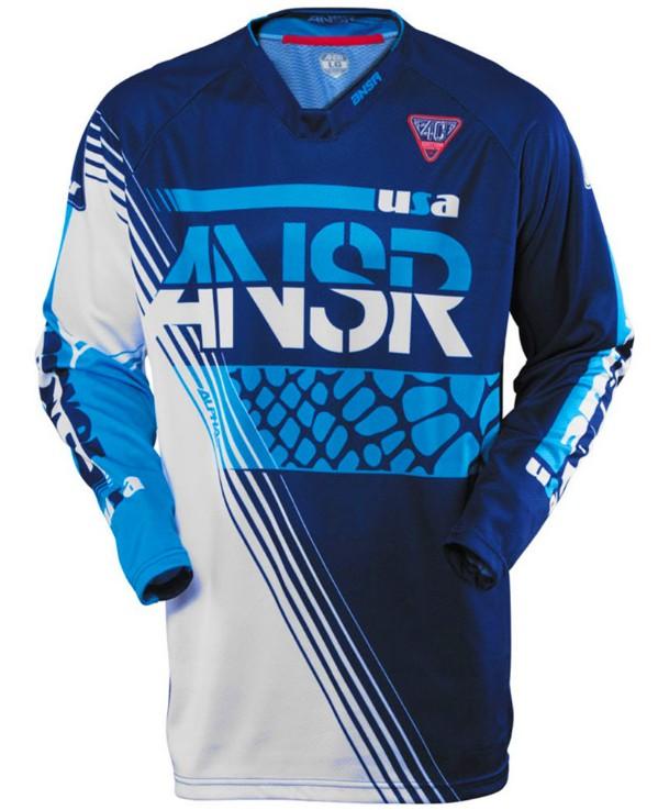 ANSR downhill suit, summer mountain cross-country motorcycle suit, cycling suit, long-sleeved top for men