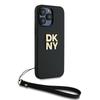 Etui do iPhone 15 Pro Max DKNY Wrist Strap Logo Czarne