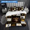 Yellows-tone Dutton Ranch 3pcs K-pop music group Bedding set,Ideal for Bedroom, Dormitory,Including Duvet Cover And 2pcs Pillowcases,Fan gifts