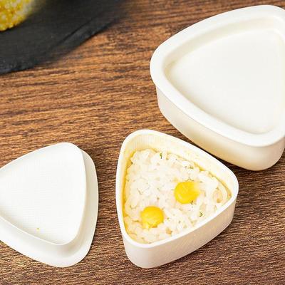 2 шт. Треугольный пресс для рисовых шариков Инструмент для хранения продуктов Специальный контейнер для суши
