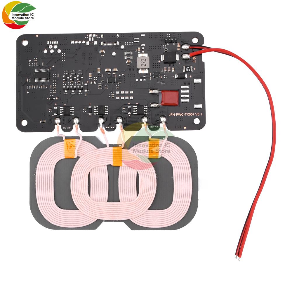 18W High-power Wireless Charger Module Type-C Interface DC11V 11V Fast Charger Charging Transmitter Circuit Board Coil Receiver