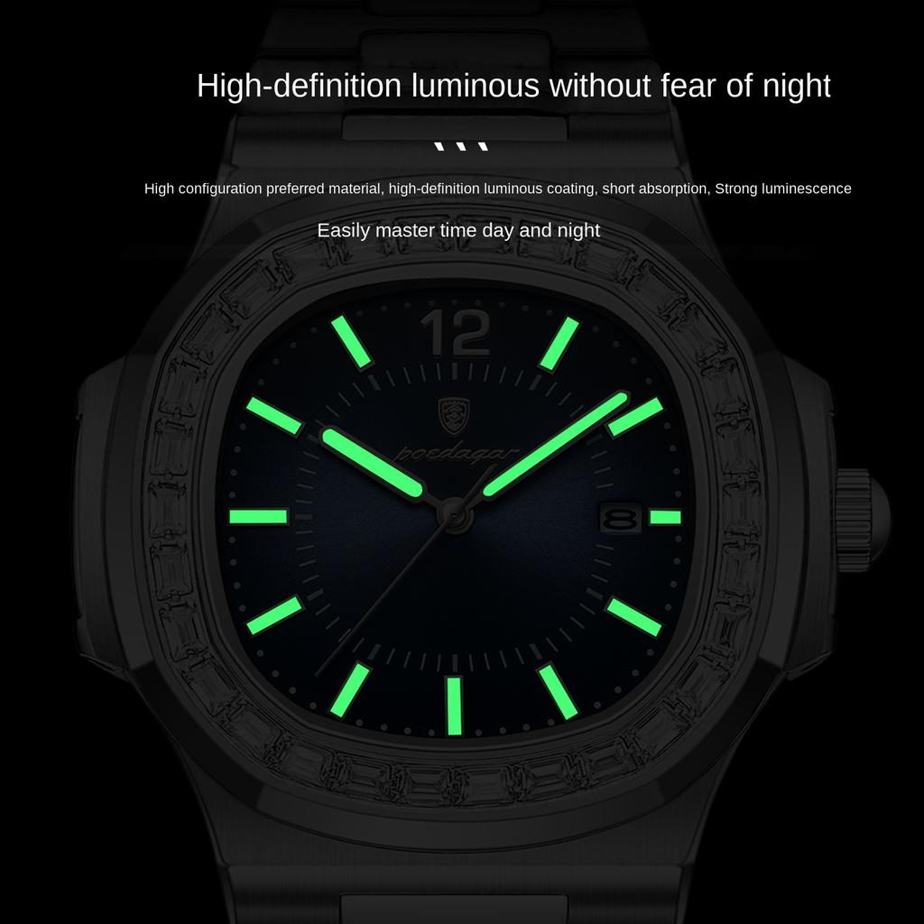 Классические деловые брендовые роскошные мужские часы, новые ультратонкие модные кварцевые часы из розового золота Mlae