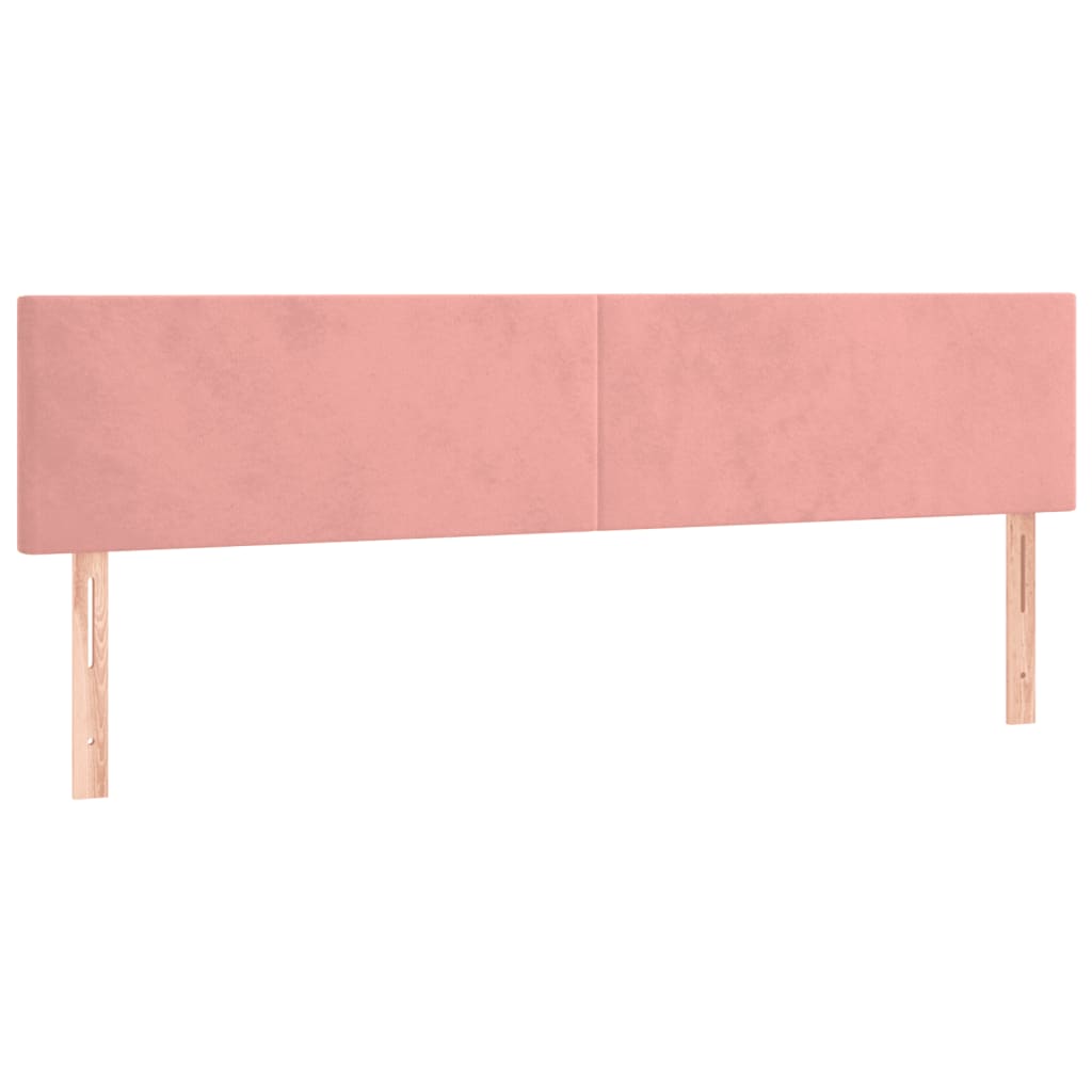 Bed Frame without Mattress Pink 120x190 cm Velvet