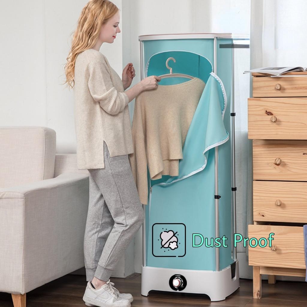 Portable Quick-Drying Machine with Intelligent Timer 900W Folding Mini Clothes Dryer for Household Dormitory