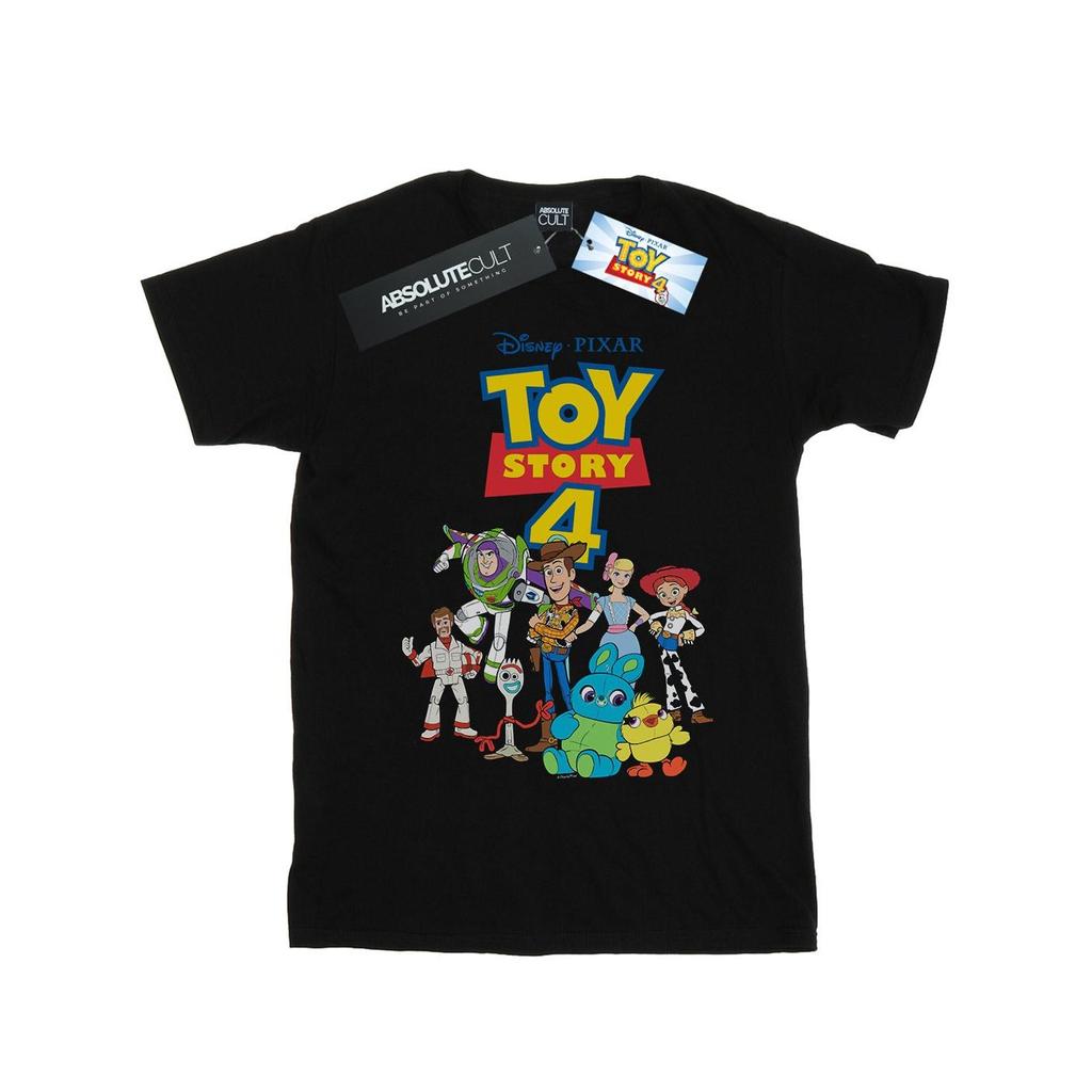 Disney Womens/Ladies Toy Story 4 Crew Cotton Boyfriend T-Shirt