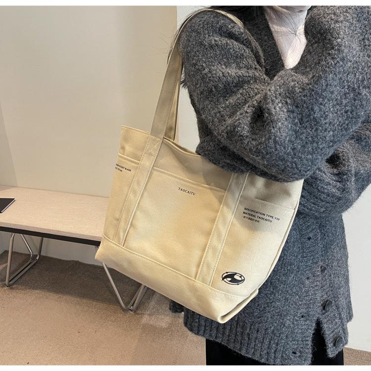 Холщовая сумка Женская сумка через плечо Большая сумка