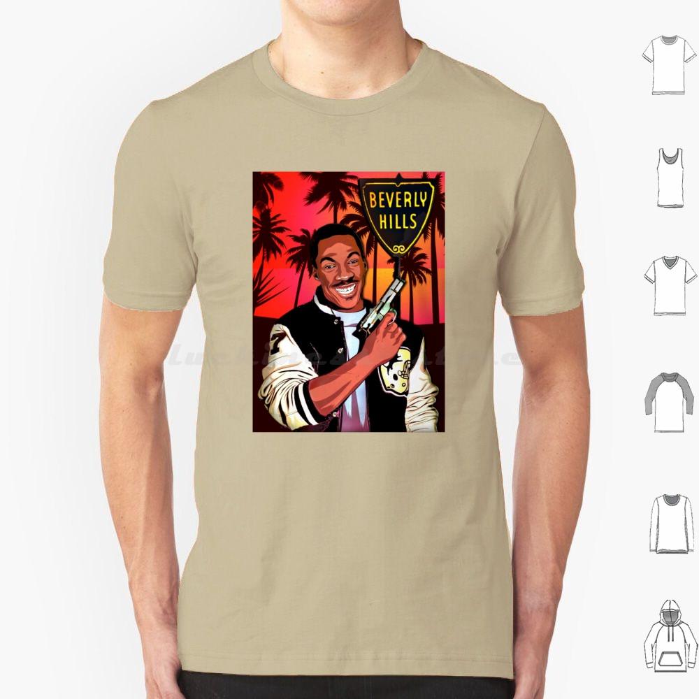 Beverly Hills Cop T Shirt Cotton Men Women DIY Print Beverly Hills Cop Eddie Murphy Comedy 80s 90s Film Movies Coming To