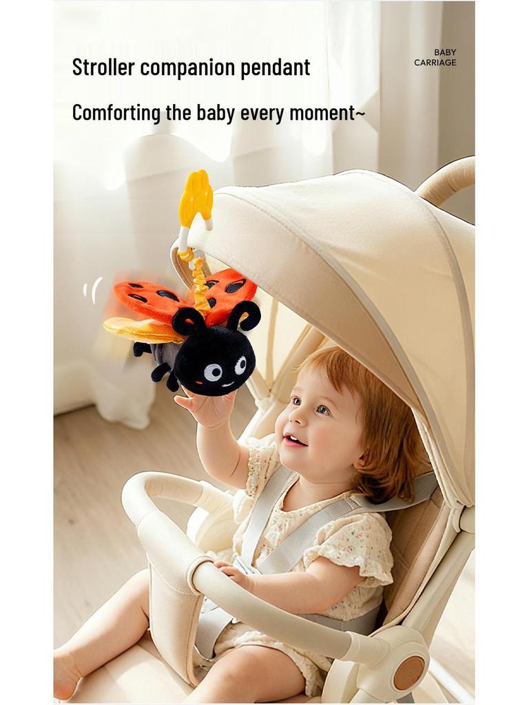 Jollybaby Dynamic Insect Flapping Wings Stroller Rattle with Soothing Music