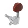 6pcs/lot 3L 3R Sealed Gear Big Oval Button Acoustic Guitar Tuner Pegs