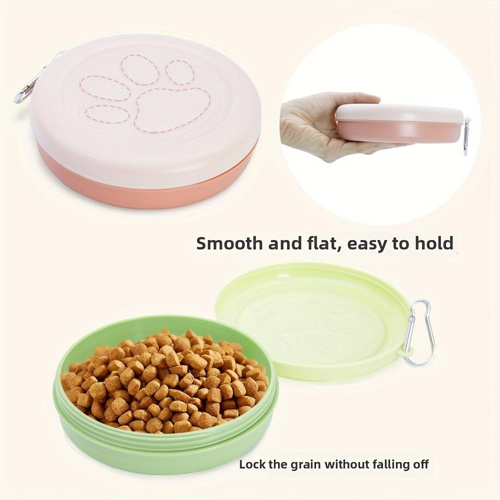 1 шт. Миска для путешествий для питомца, Портативная миска для корма для собак для улицы, Контейнер для лакомств, Многофункциональная миска для улицы для собак и кошек, Кормление, Вода