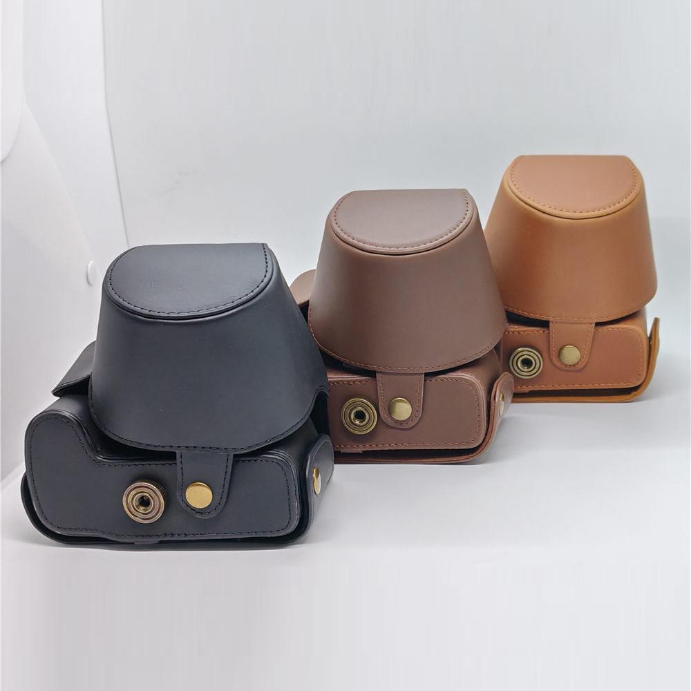 PU Leather Camera Case Cover For Nikon COOLPIX P510 P520 P530 Protective Bag With Strap