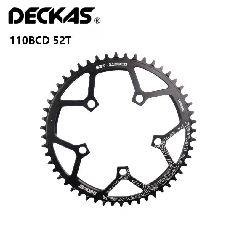 Звезда Deckas 110BCD 5-лепестковая 36T 38T 40T 42T 44T 46T 48T 50T 52T 54T Одинарная звезда Для шоссейного велосипеда Компоненты для катания
