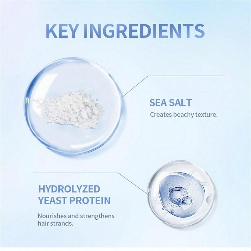 100ml Sea Salt Hair Volumizing Spray Hydrating Volumizing Hair Care with Textured Refreshing Hair Spray