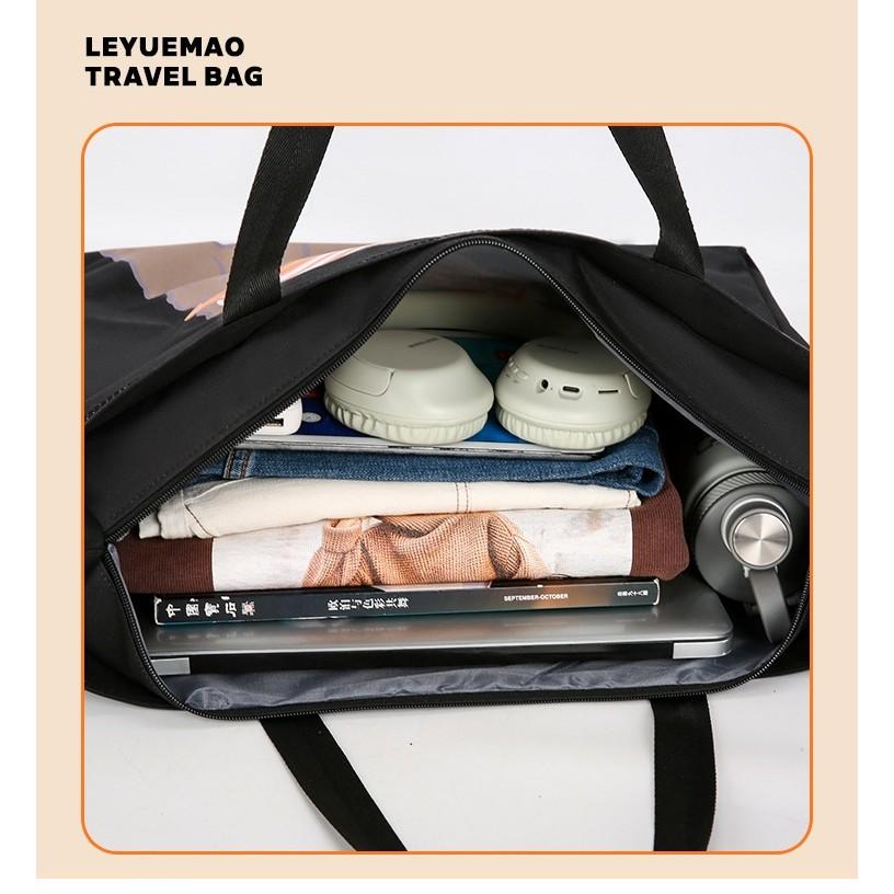 Сумка для хранения вещей для путешествий на короткие расстояния, большая вместительная сумка-тоут, легкая сумка для отдыха, переносная водонепроницаемая сумка для хранения багажа